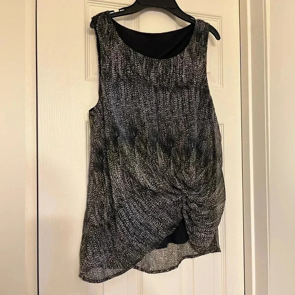 Anthropology deletta scoop neck top, size M - Picture 1 of 5